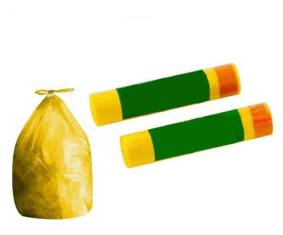 Drawstring Plastic Garbage Bags  On Roll