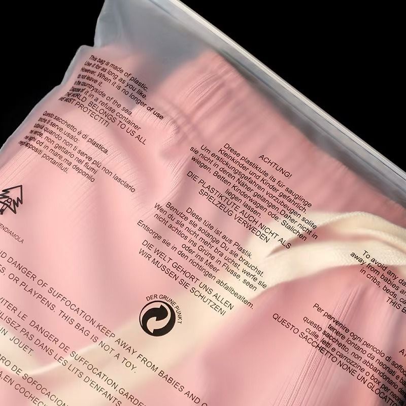 LDPE Warning Zipper Bag