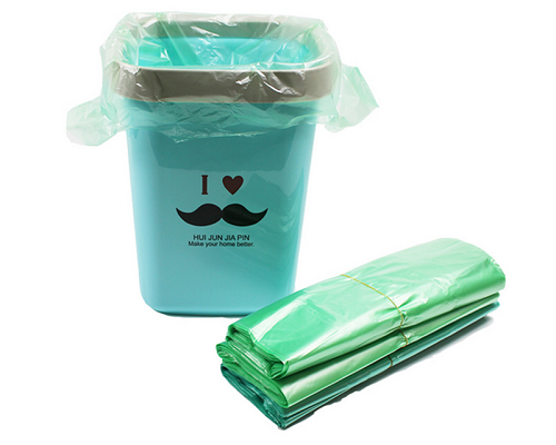 Bolsas de basura tipo camiseta de color HDPE