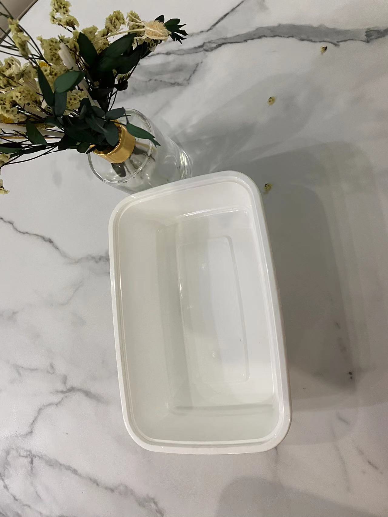 1000ML White Disposable Tableware