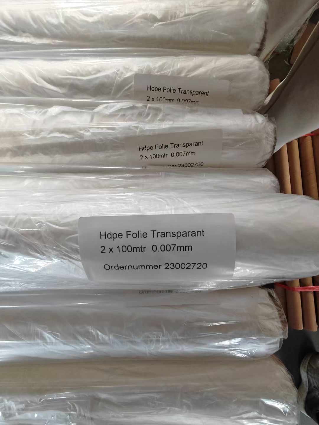 HDPE Transparent Cover Sheet On Roll