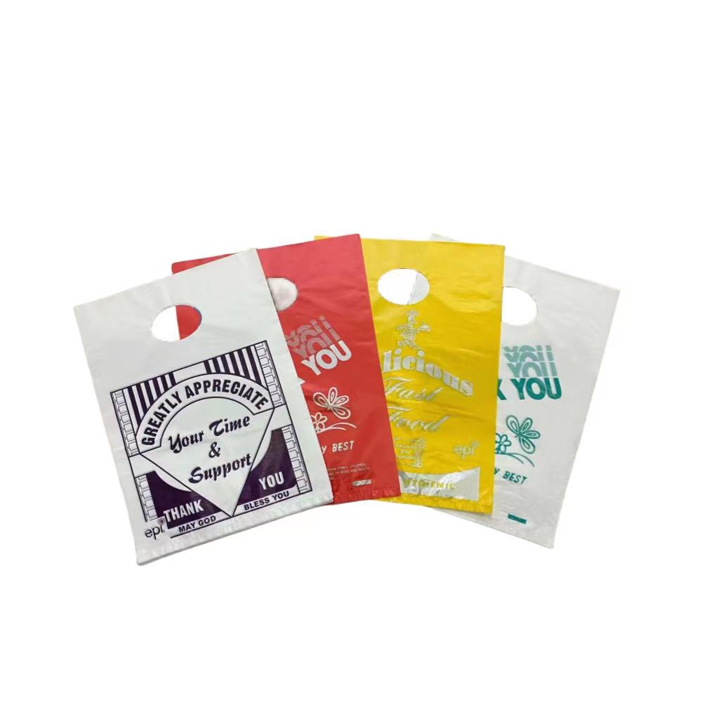 HDPE Die Cut Handle Bags HDPE Die Cut Handle Bags