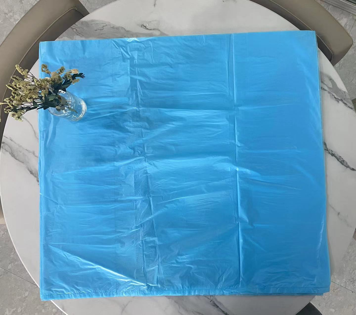 Bolsas azules de HDPE para carnes y verduras congeladas