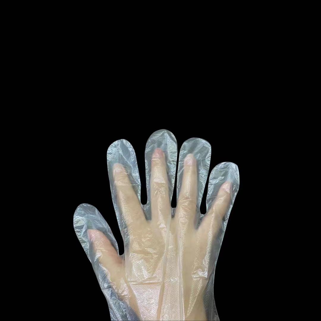 Guantes desechables de HDPE con relieve Guantes desechables de HDPE con relieve
