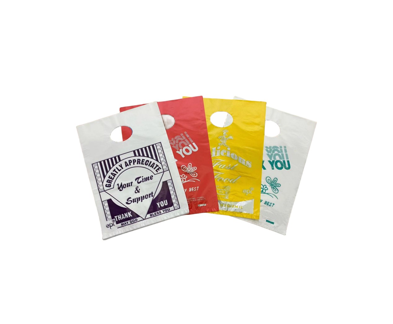 HDPE Die Cut Handle Bags