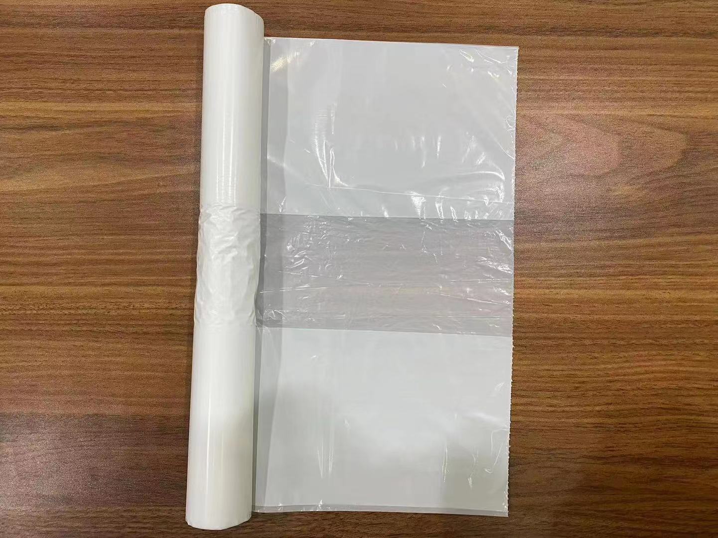Beg Sampah Putih LDPE di atas Gulung
