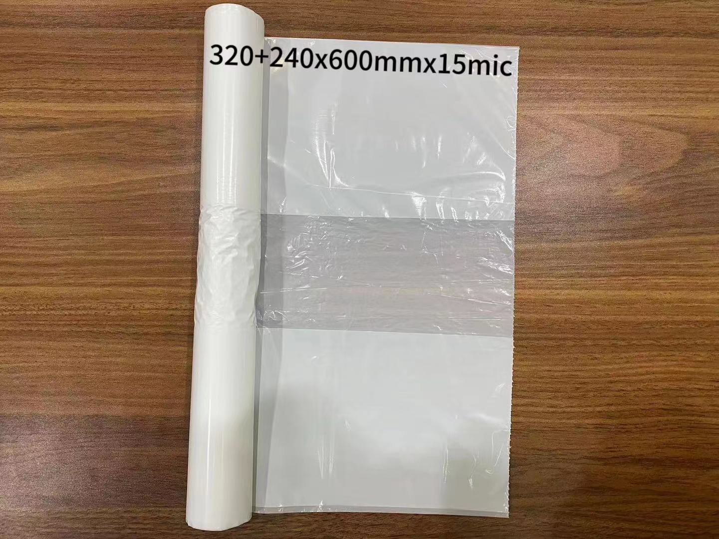 LDPE White Garbage Bag On Roll With Twist Tie