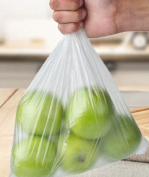 חולצת טי HDPE שקית מיכל מזון על גליל