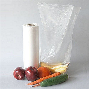 أكياس طعام مسطحة شفافة HDPE على لفة