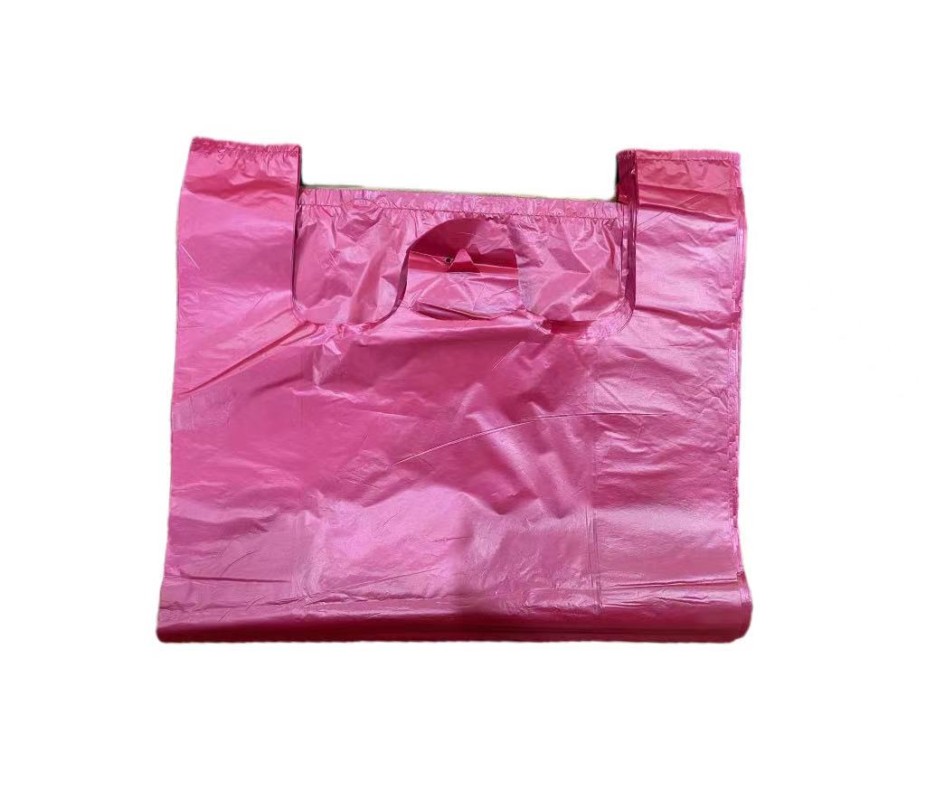 HDPE Different Color Big Size T-shirt Bag Without Printing