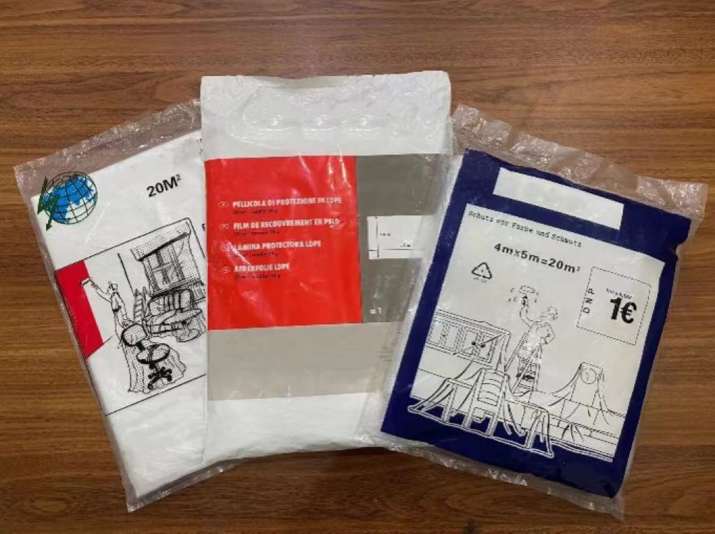 HDPE 4mx5m Transparent Sheet Film
