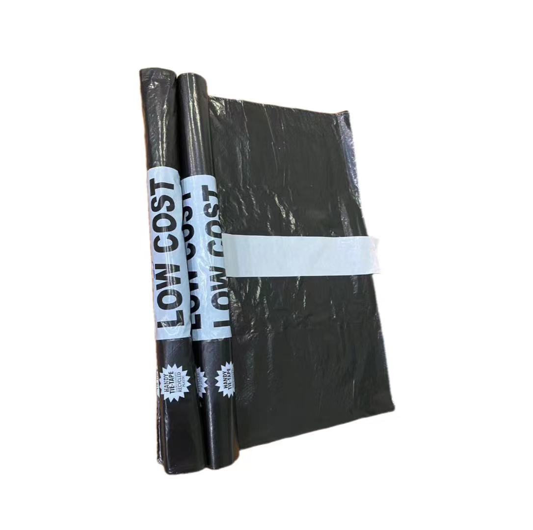 Bolsa de basura negra grande para reciclaje