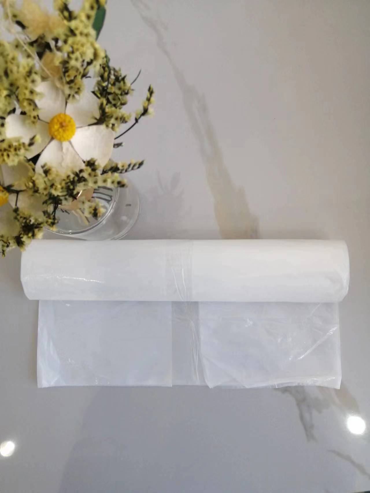 Beg Sampah Putih LDPE di atas Gulung Beg Sampah Putih LDPE di atas Gulung