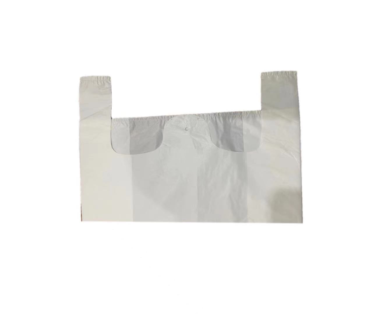 Beg T-shirt Putih Saiz Besar HDPE Tanpa Cetakan Beg T-shirt Putih Saiz Besar HDPE Tanpa Cetakan