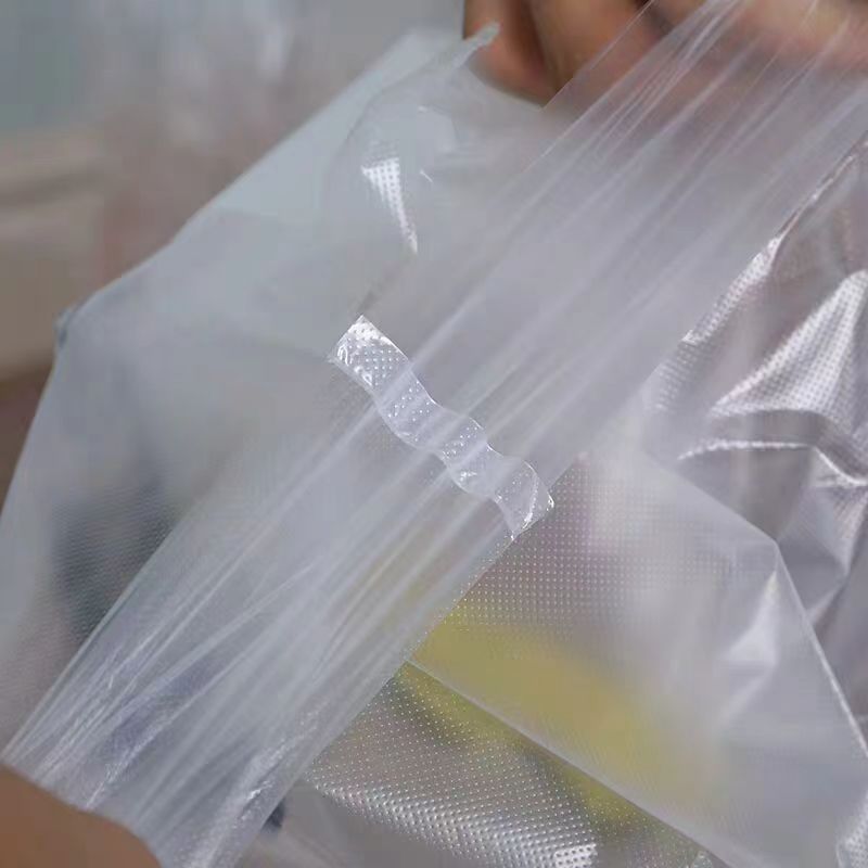 Bolsas tipo camiseta con estampado transparente de agradecimiento Bolsas tipo camiseta con estampado transparente de agradecimiento