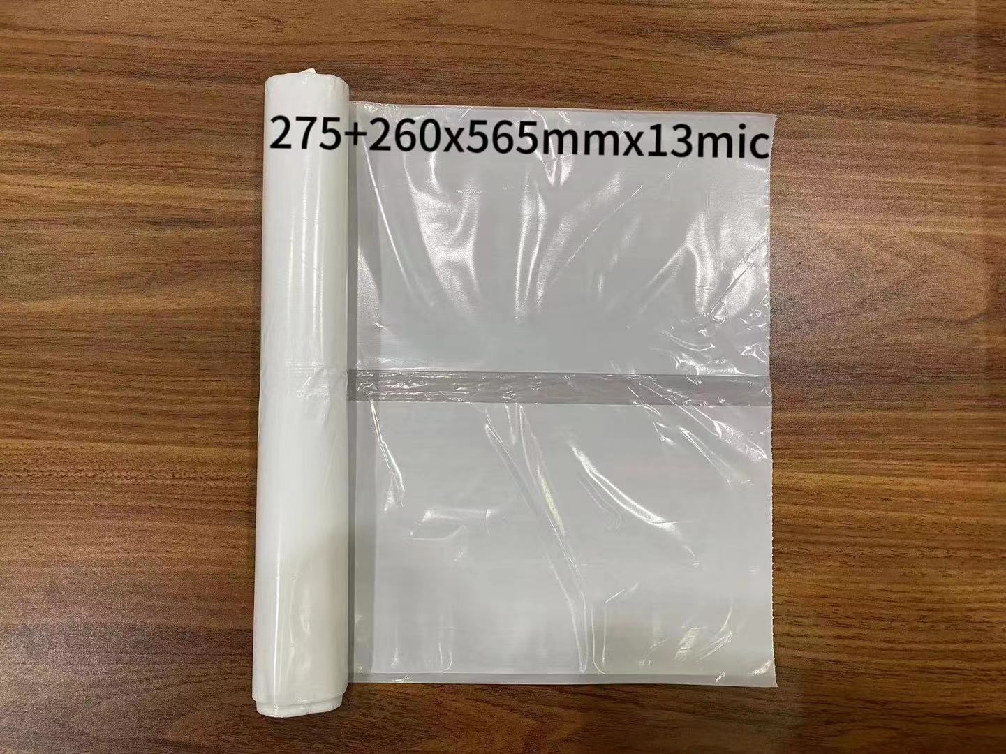 LDPE White Garbage Bag On Roll With Twist Tie