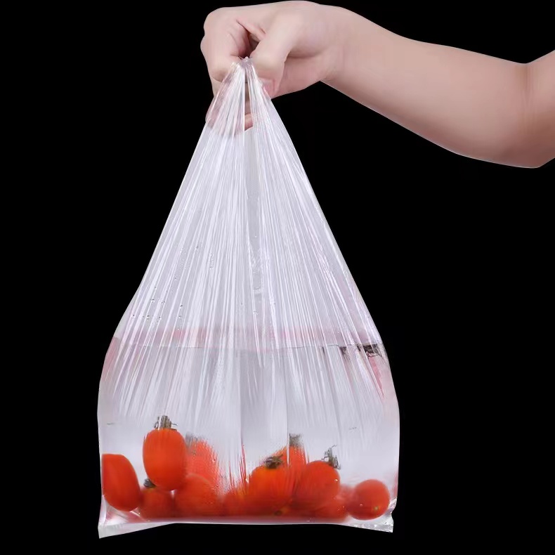 סופרמרקט פלסטיק שקוף לנשיאה חד פעמי תיקי חולצה סופרמרקט פלסטיק שקוף לנשיאה חד פעמי תיקי חולצה