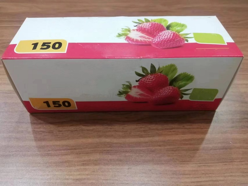Bolsas de almuerzo planas en caja de LDPE