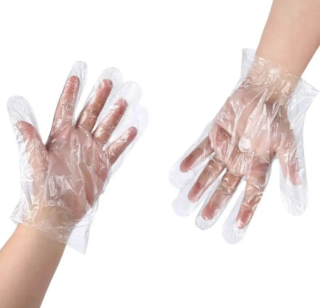 HDPE Disposable Gloves Without Embossing