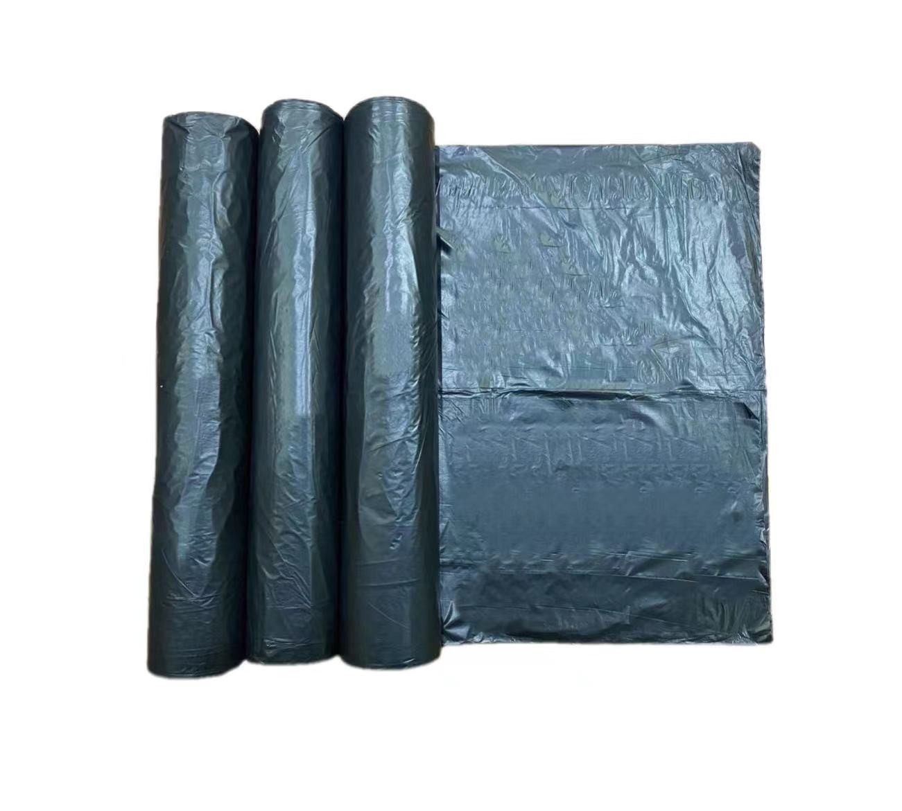 Bolsa de basura negra grande para reciclaje Bolsa de basura negra grande para reciclaje