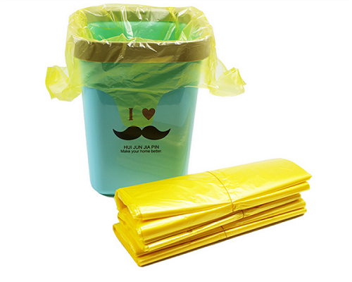 Bolsas de basura tipo camiseta de color HDPE