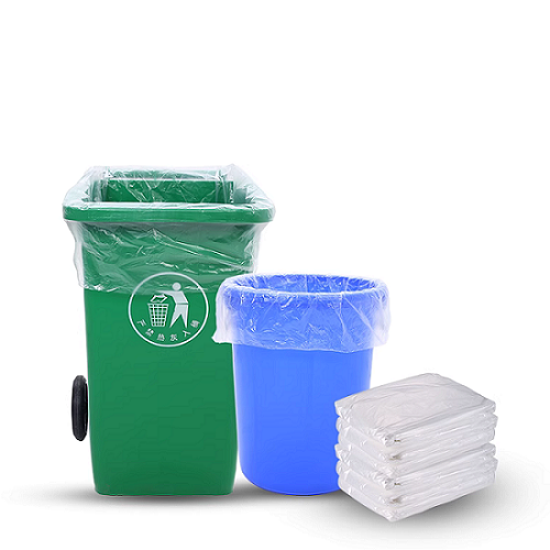 Beg Sampah Mulut Rata Telus PE Besar Tersuai Beg Sampah Mulut Rata Telus PE Besar Tersuai