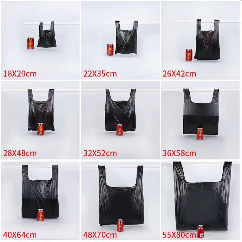 Bolsa de camiseta con caca de perro mini de HDPE Bolsa de camiseta con caca de perro mini de HDPE