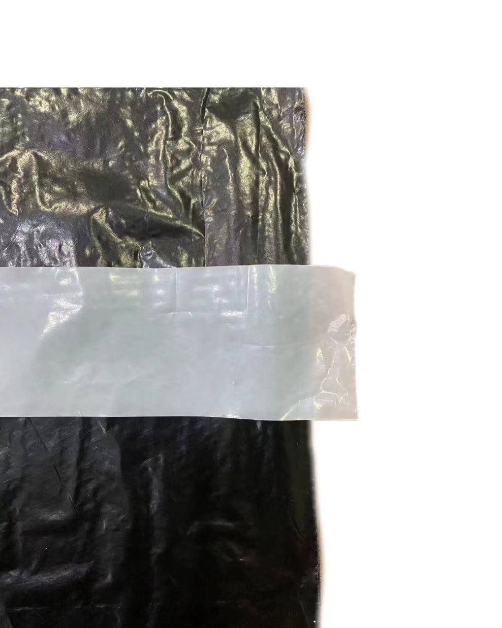 Beg Sampah Bercetak Hitam Dengan Pita Tali Berguna