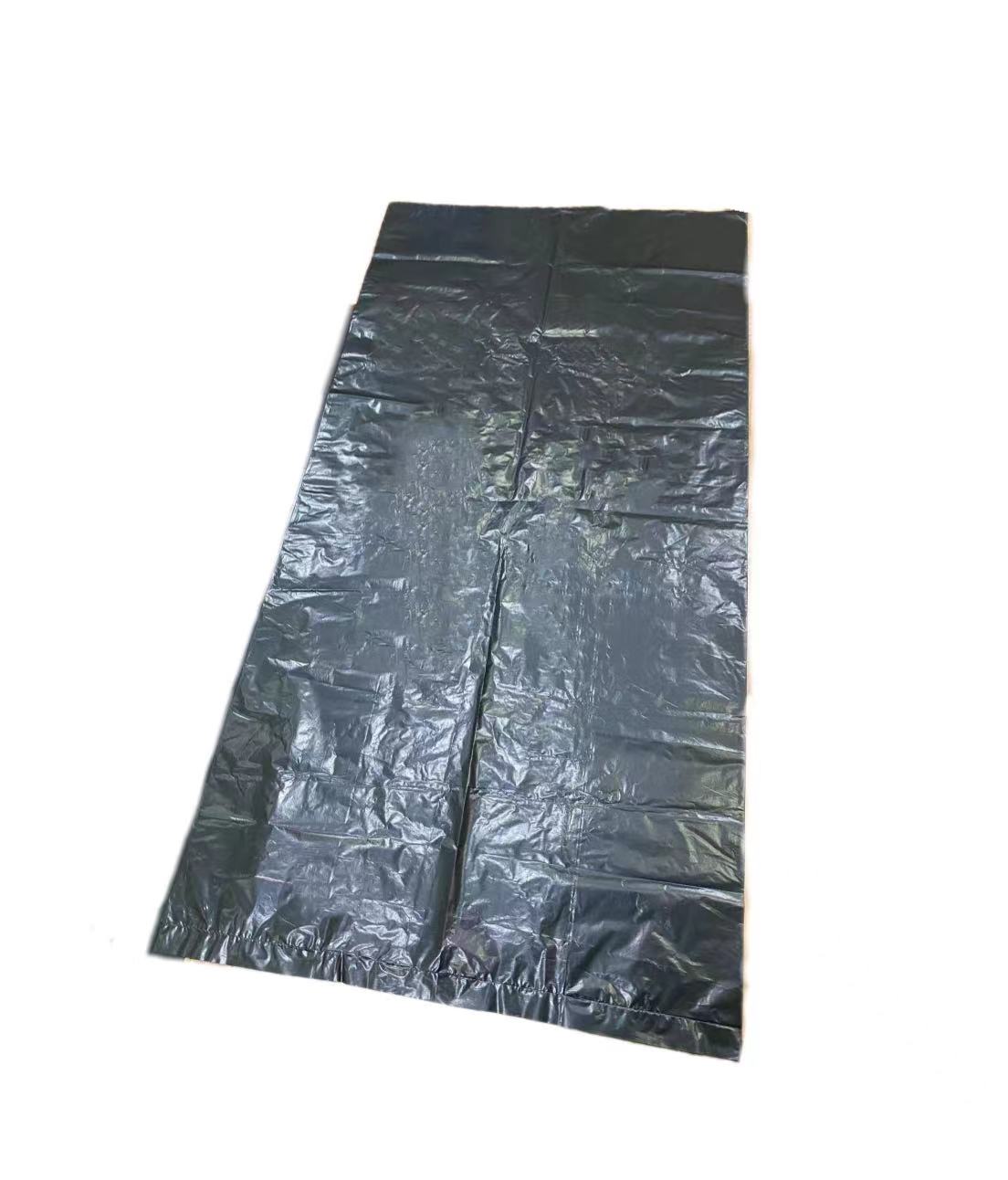 Bolsa de basura negra grande para reciclaje