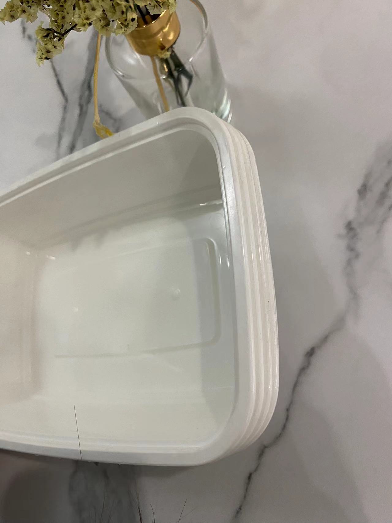 1000ML White Disposable Tableware