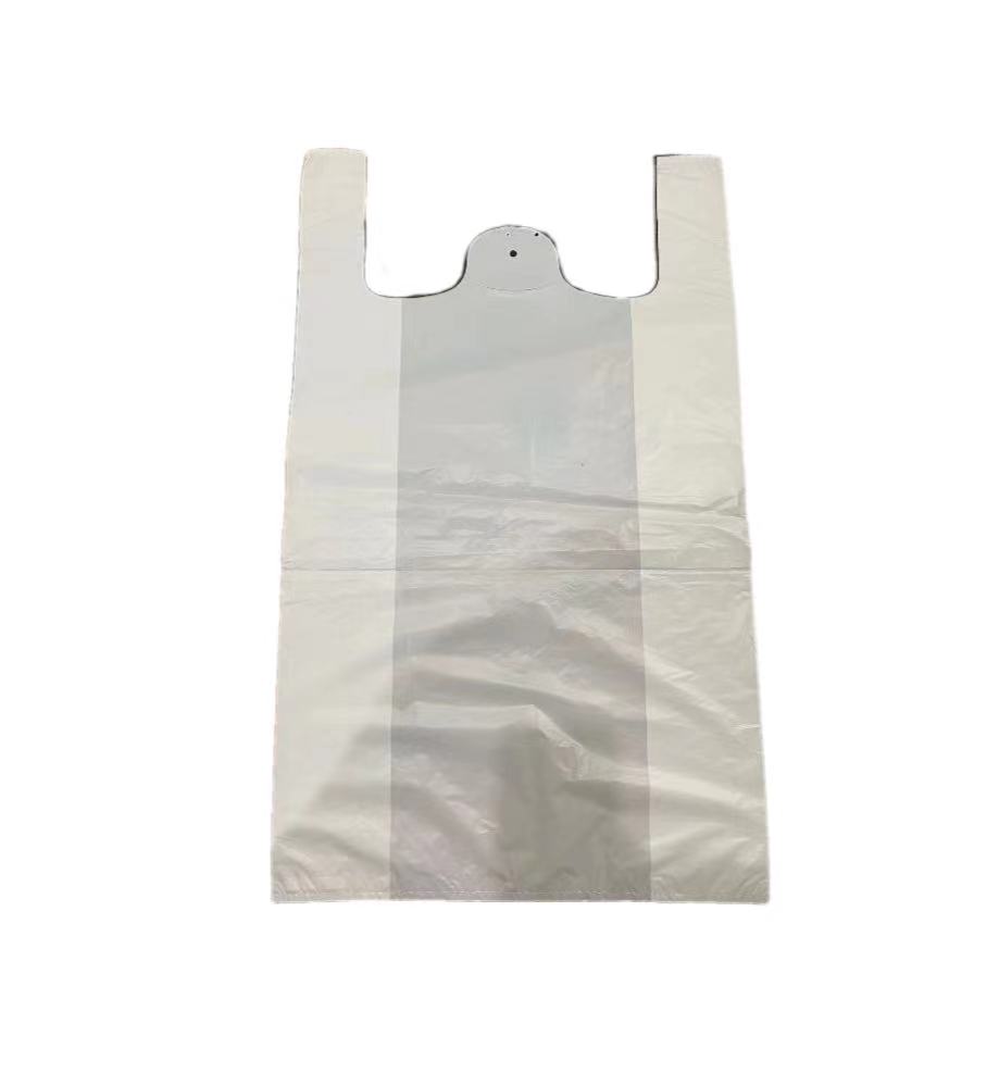 Beg T-shirt Putih Saiz Besar HDPE Tanpa Cetakan Beg T-shirt Putih Saiz Besar HDPE Tanpa Cetakan