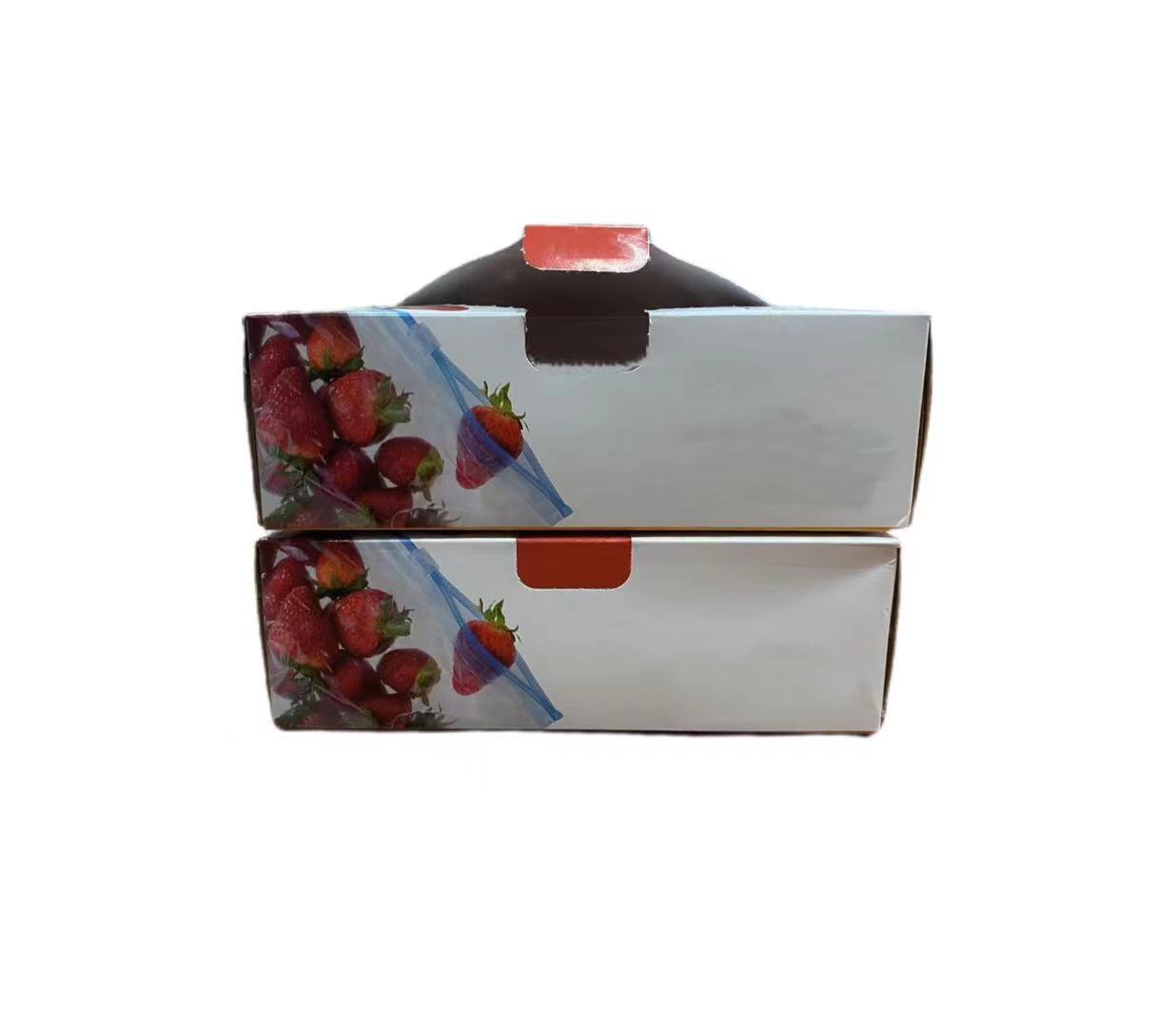 LDPE Boxed Zipper Storage Bag Can Be Customized