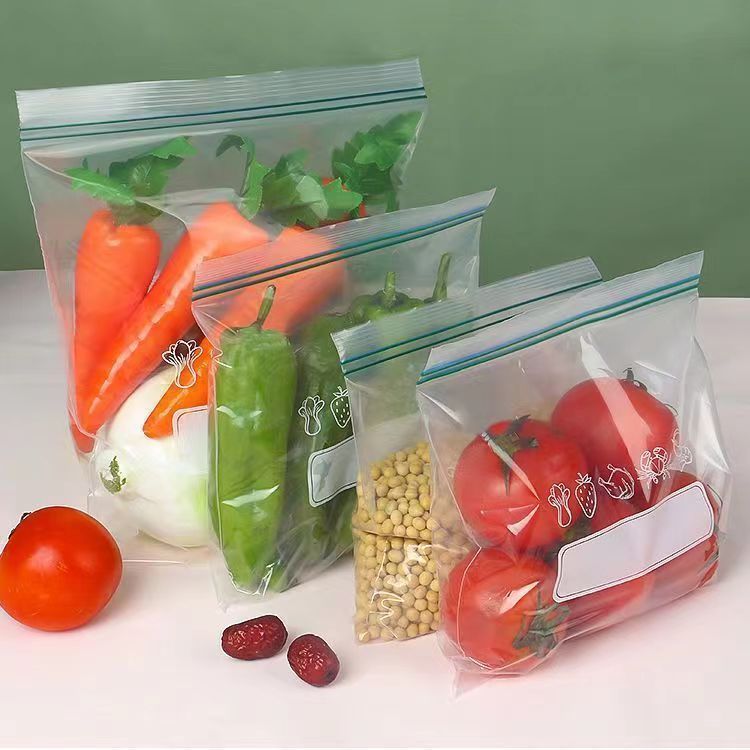 Zip Plastic Poly Bags with Resealable Lock Seal