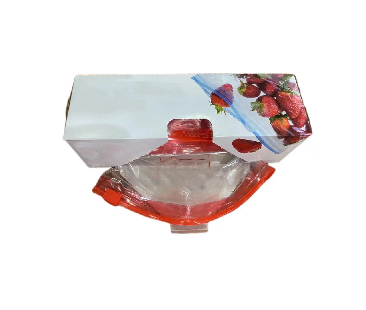 LDPE Boxed Zipper Storage Bag Can Be Customized