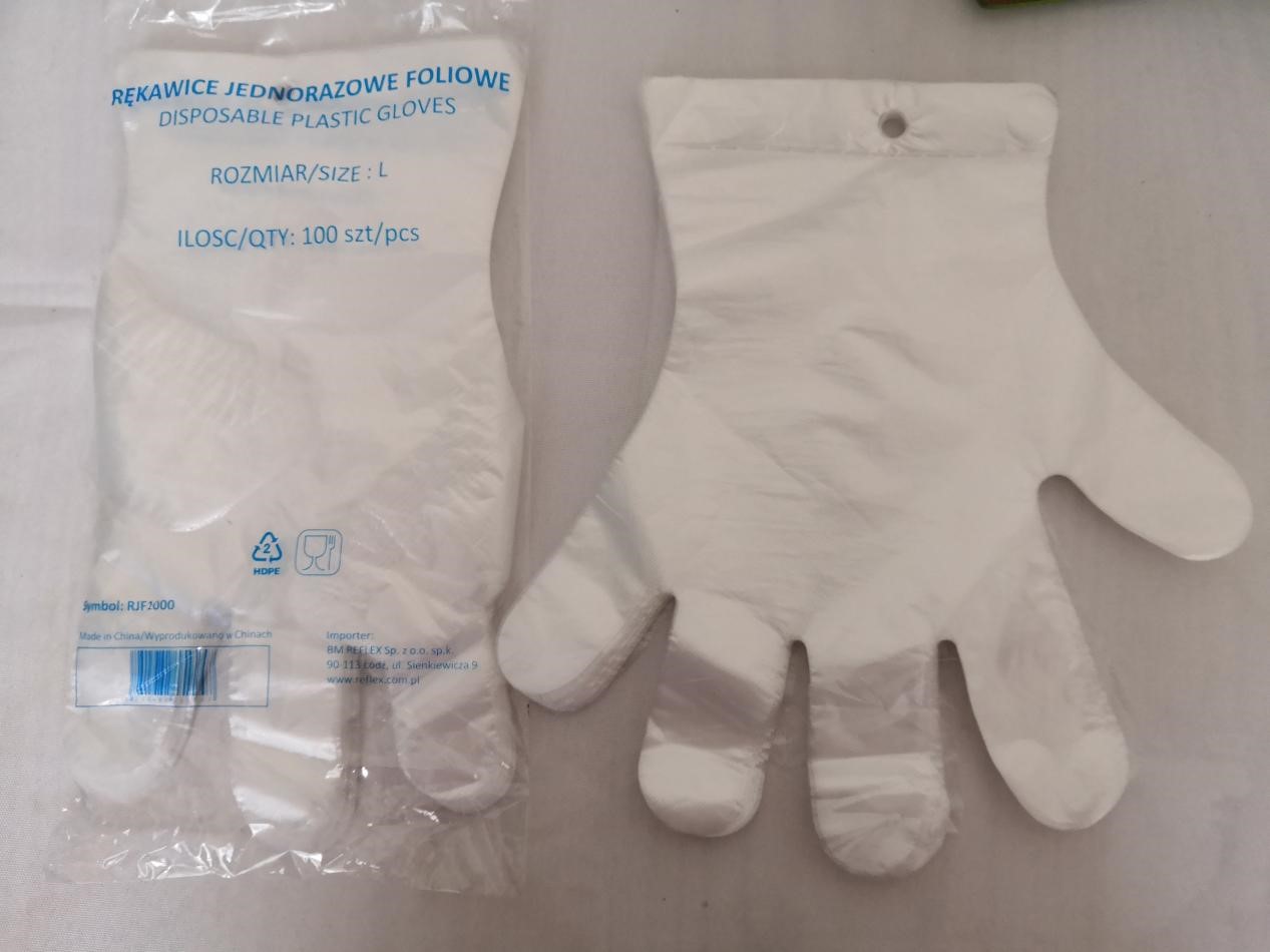 HDPE Plastic Embossed Disposable Gloves HDPE Plastic Embossed Disposable Gloves