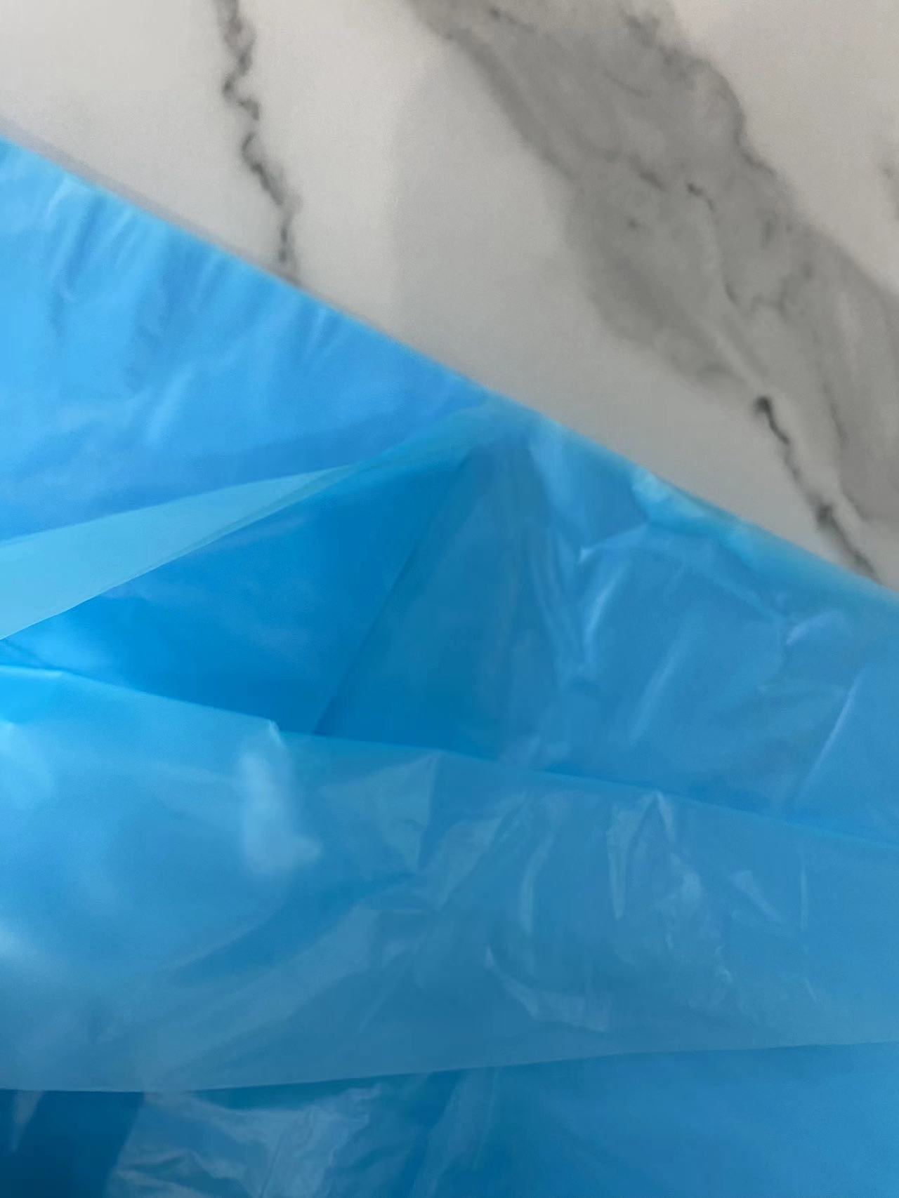 Bolsas azules de HDPE para carnes y verduras congeladas Bolsas azules de HDPE para carnes y verduras congeladas