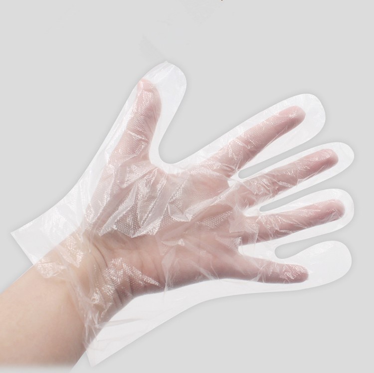 HDPE Plastic Embossed Disposable Gloves