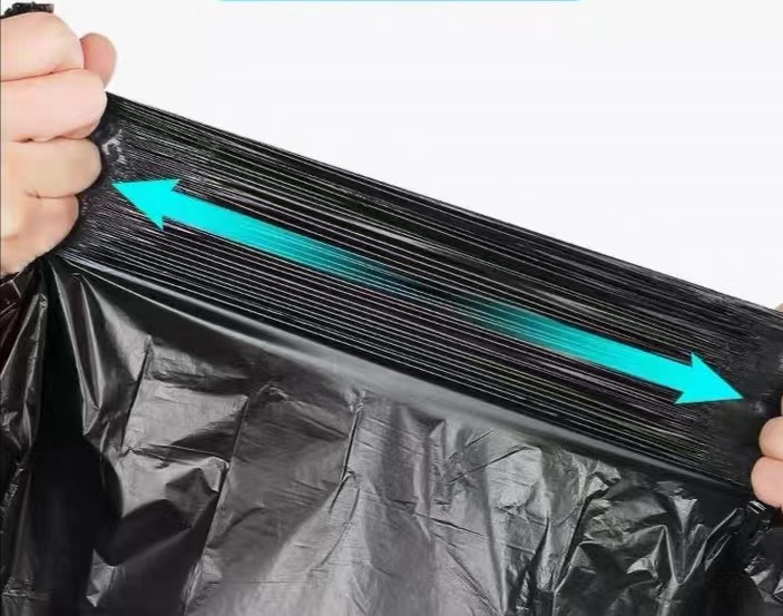 חולצת טריקו HDPE שקיות אשפה על גליל