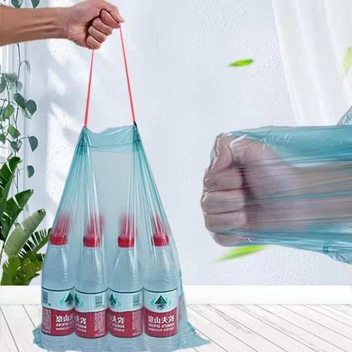 Custom Design HDPE Large Strong Drawstring Garbage Bags