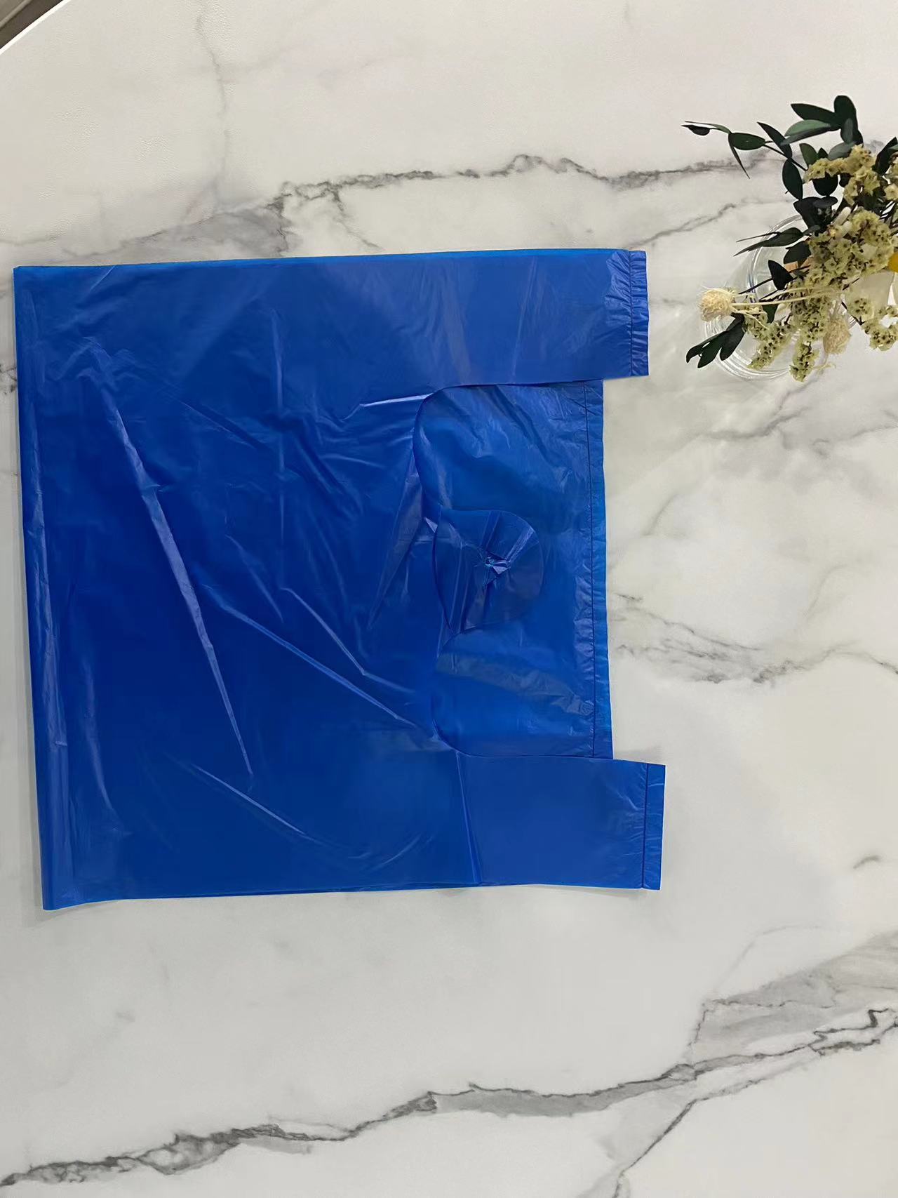 HDPE Different Color Big Size T-shirt Bag Without Printing