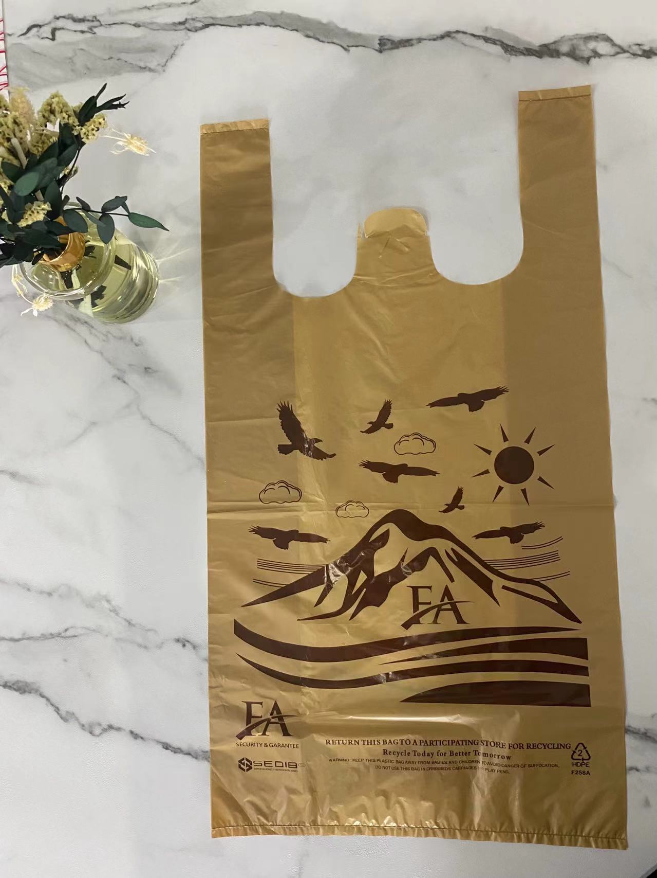Bolsa de compras de PE Bolsa de compras de PE