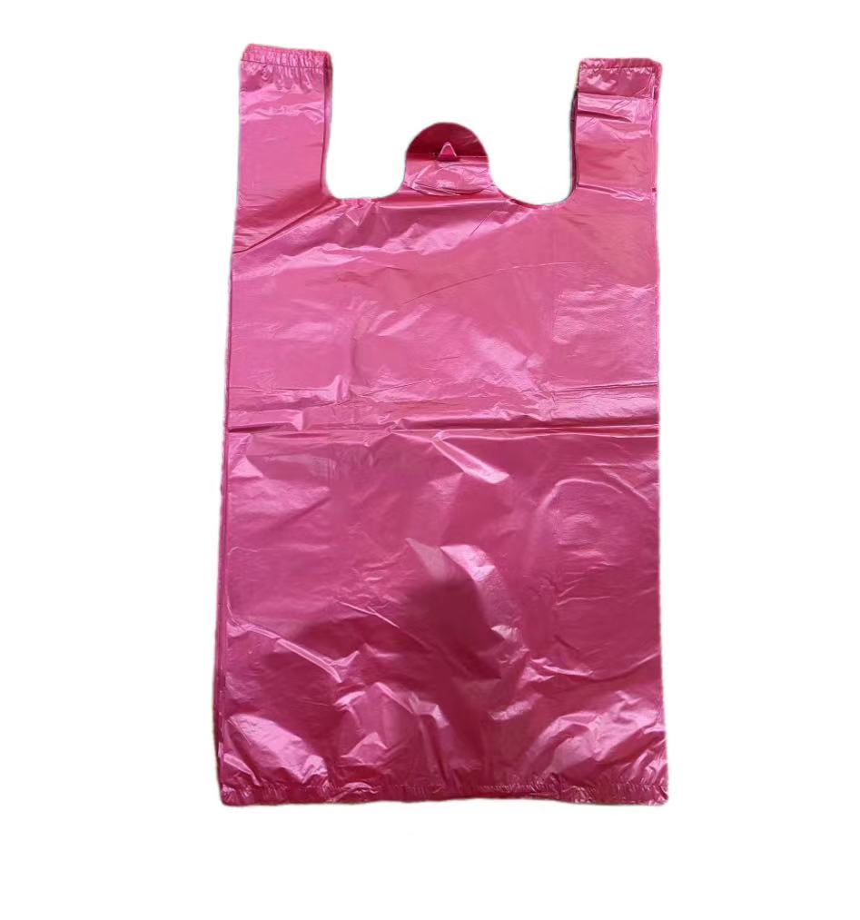 HDPE Different Color Big Size T-shirt Bag Without Printing