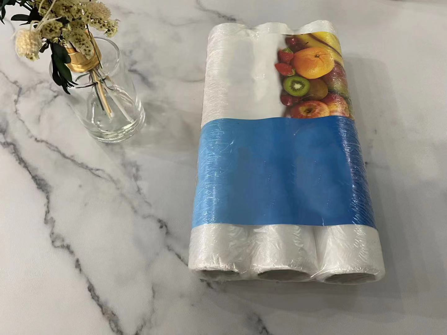 Bolsa para congelador de frutas de HDPE con núcleo de papel