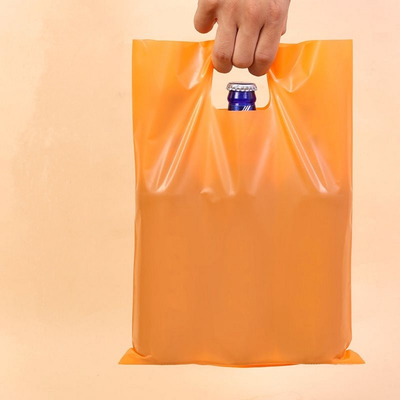 HDPE LDPE يموت قطع حقيبة تسوق بلاستيكية مع مقبض HDPE LDPE يموت قطع حقيبة تسوق بلاستيكية مع مقبض