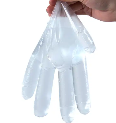 HDPE Disposable Gloves Without Embossing HDPE Disposable Gloves Without Embossing