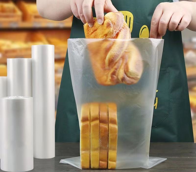 Bolsas en rollo de plástico para envasado de alimentos de productos frescos