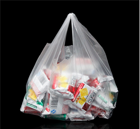 HDPE Transparent T-shirt Bags on Roll HDPE Transparent T-shirt Bags on Roll